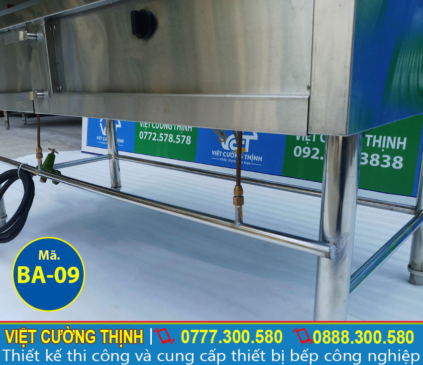 Bếp gas inox 2 họng thiết kế hiện đại, cao cấp và đa năng, tiện dụng