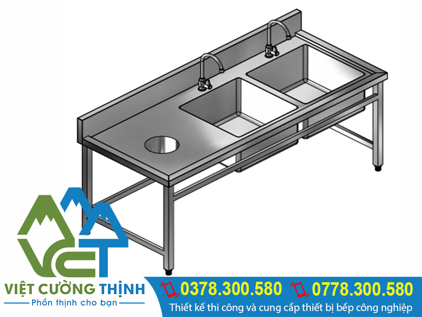 Chậu rửa có lỗ xả rác | chậu rửa chén công nghiệp | bồn rửa chén công nghiệp inox | chậu rửa bát công nghiệp | bồn rửa tay inox công nghiệp | chậu rửa công nghiệp 1 hố | chậu rửa chén công nghiệp