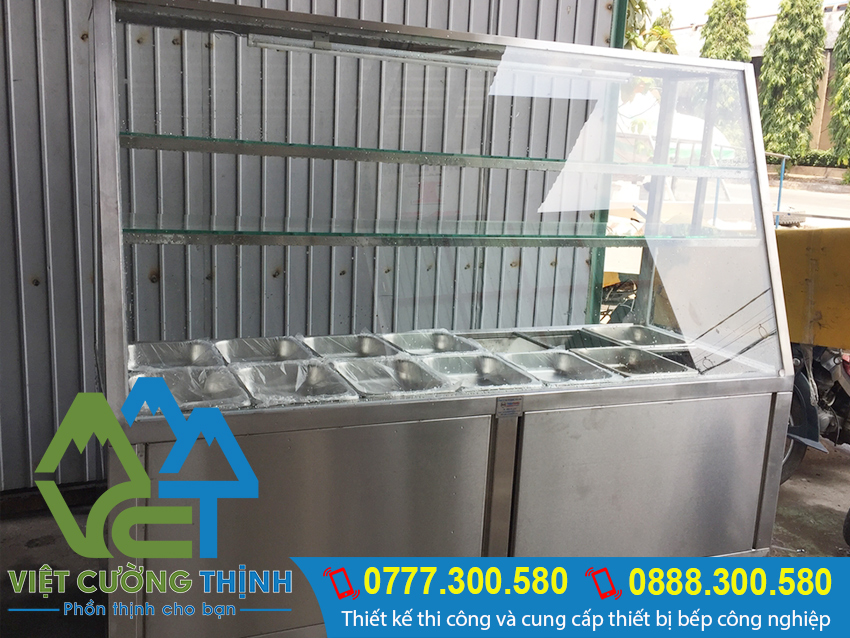 Tủ haam nóng thức ăn 14 khay, với thiết kế thông minh, chất liệu inox cao cấp nhập khẩu.
