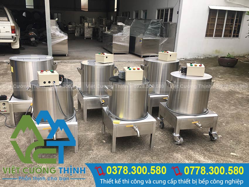 Việt Cường Thịnh chuyên sản xuất các loại nồi điện nấu phở, nồi nấu cháo công nghiệp chất lượng