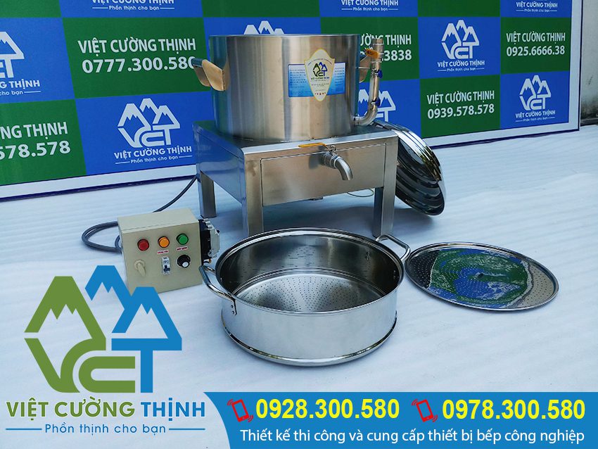 Việt Cường Thịnh - Địa chỉ bán nồi hấp xôi bằng điện, nồi hấp xôi công nghiệp chính hãng, chất lượng giá tốt tại TPHCM.