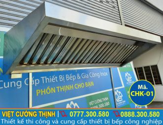 Việt Cường Thinh - Đơn vị cung cấp chụp hút khói inox công nghiệp tại TPHCM.