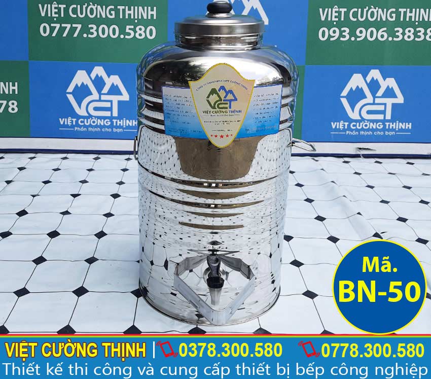 Địa chỉ mua bình đựng nước inox 304 cao cấp của Inox Việt Cường Thịnh.